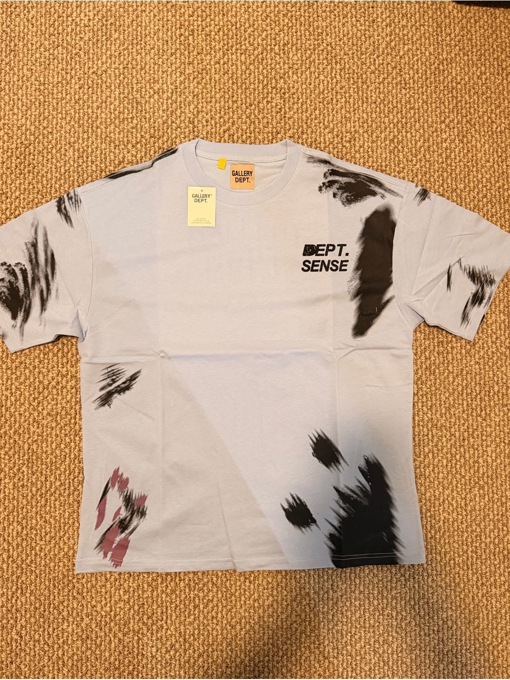 Gallery Dept Men’s Light Blue 'Dept. Sense' Graphic Tee
